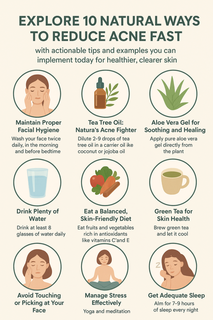 How to Reduce Acne: 10 Natural Ways to Reduce Acne