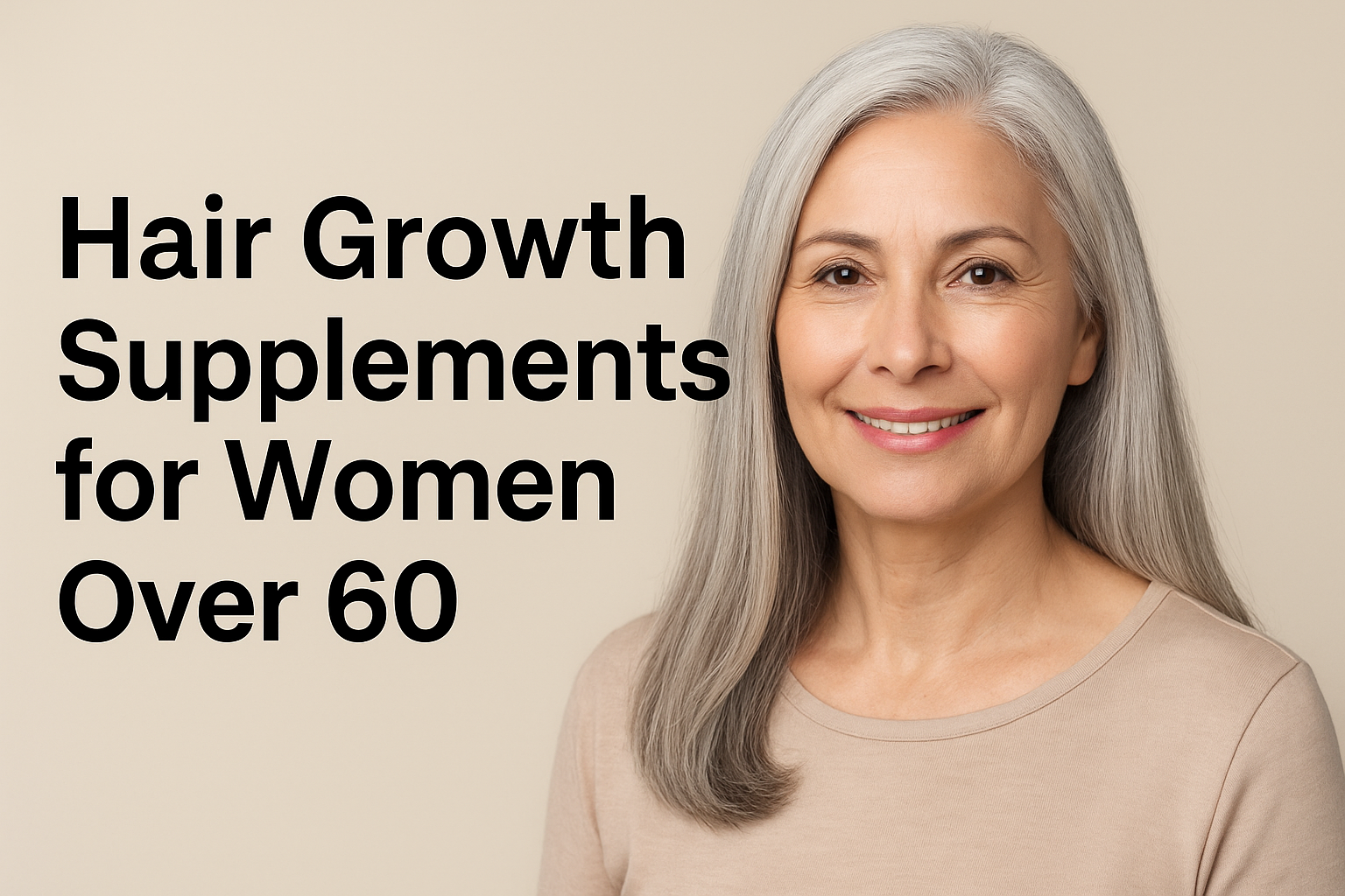 Best Hair Growth Supplements for Women Over 60