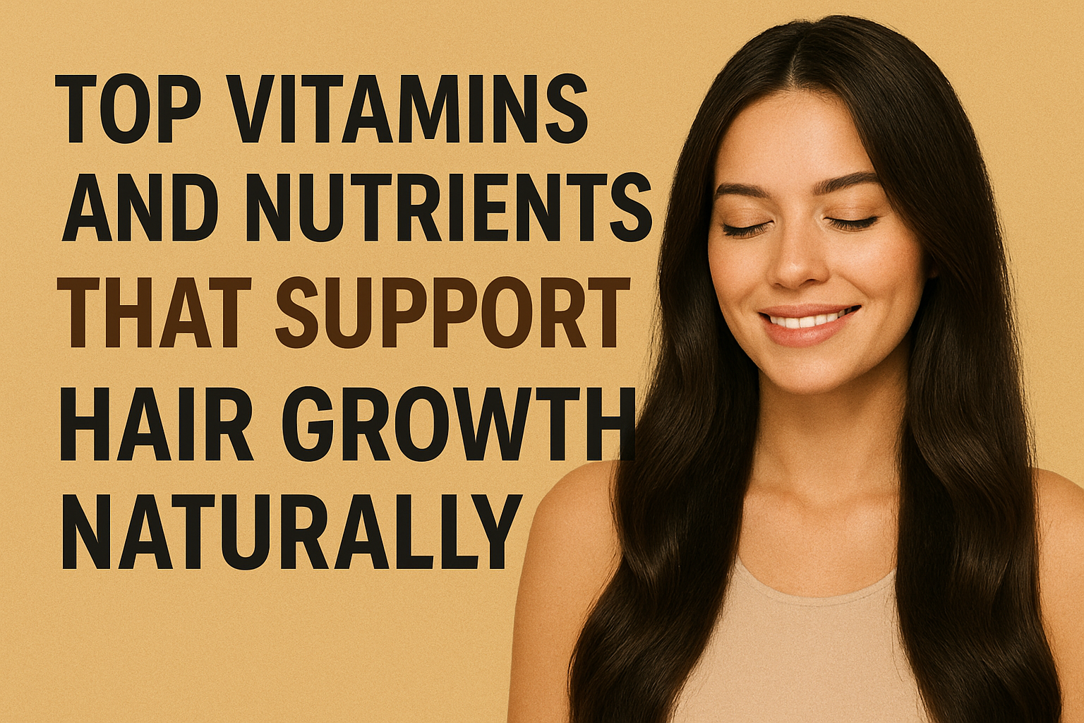 Top vitamins and nutrients for hair growth Naturally