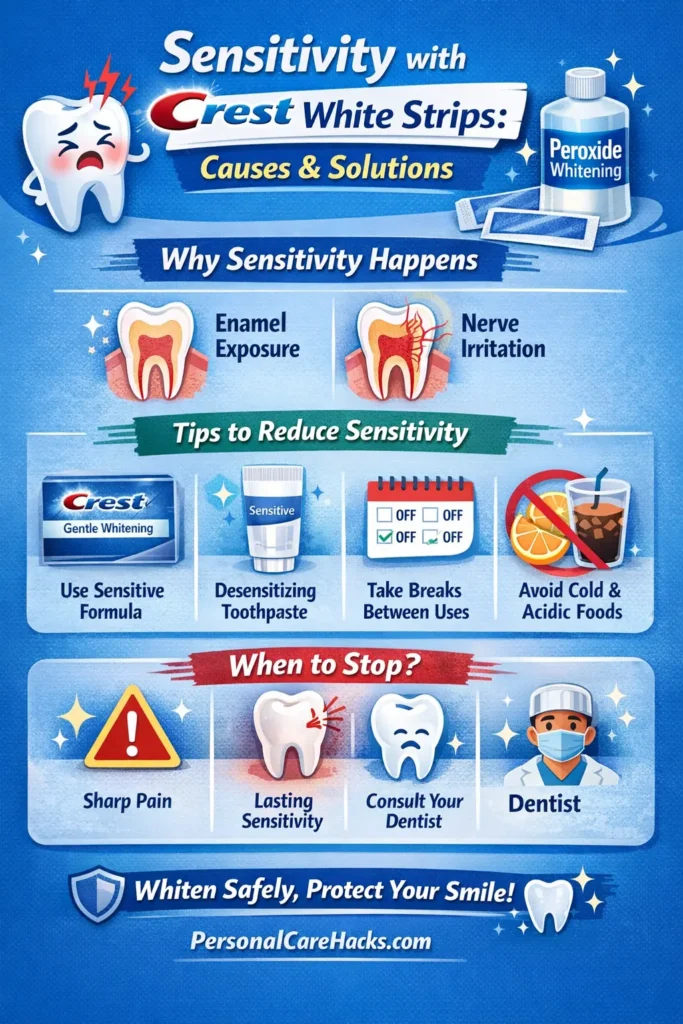 Sensitivity With Crest White Strips