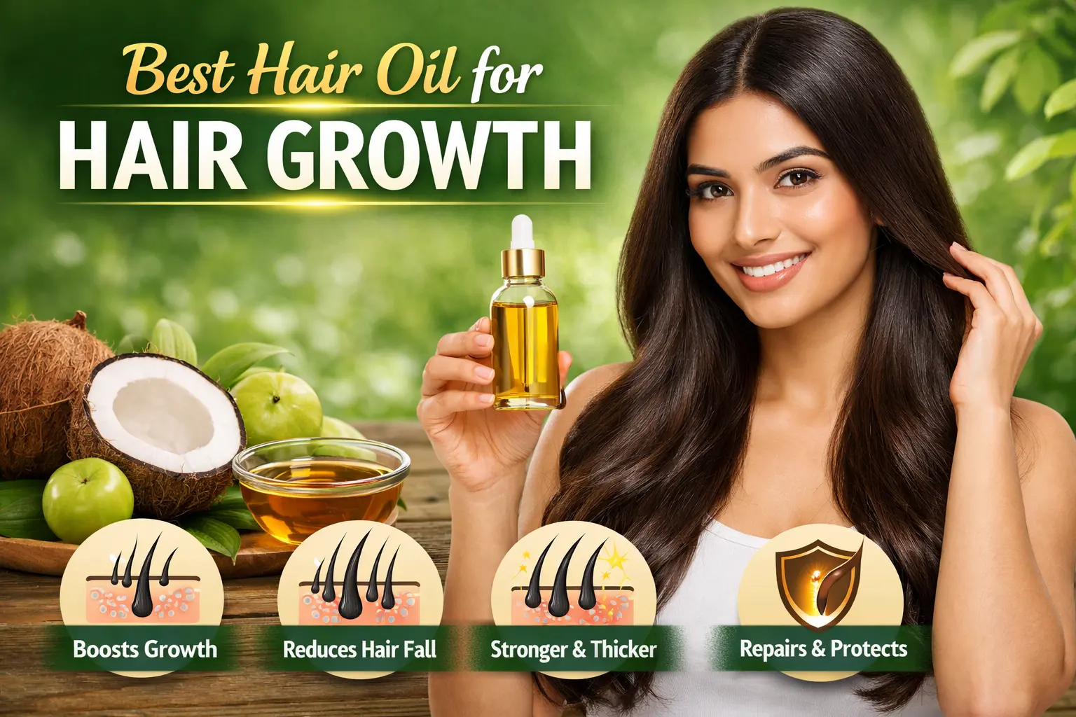 Best Hair Oil for Hair Growth – Natural & Effective