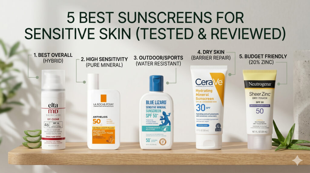 best Sunscreens for Sensitive Skin on amazon